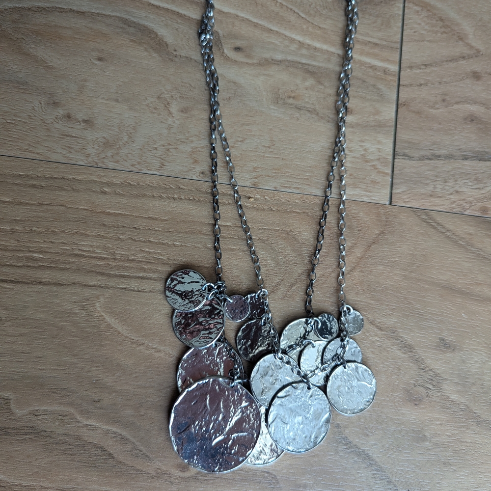 Amrita Singh Silver Multi-Disc Necklace